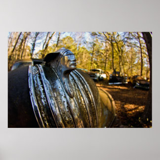 Póster Pontiac Indian Metal Hood Ornament