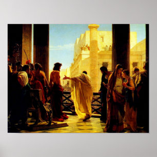 Póster Pontius Pilate que presenta un poster azotado de