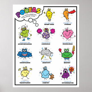 Póster POOFA-POWERS Character Poster