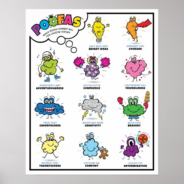 Póster POOFA-POWERS Character Poster (Frente)