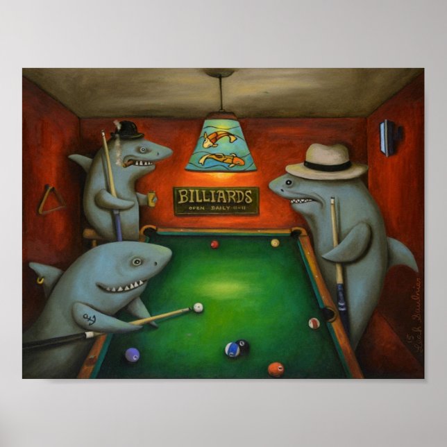 Póster Pool Sharks (Frente)
