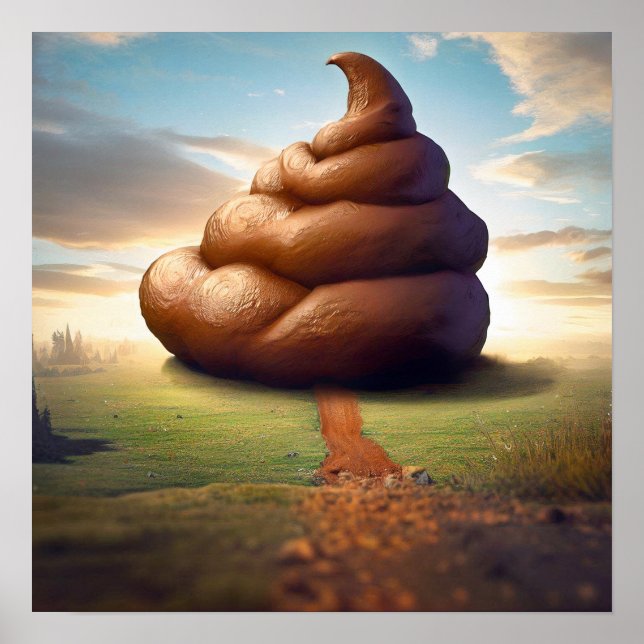 Póster Poop Happens (Frente)