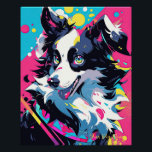 Póster Pop Art Anime Border Collie Dog 004 - Victoria Sas<br><div class="desc">[ Pinturas de arte de ultra alta calidad ] ● Acrílico en papel ● 8.000~10.000 píxeles ● 500 ppp 【Victoria Sasuke|Ilustradora del anime japonés y los perros Kawaii. Dibuja perros alegres y expresivos al estilo colorido y POP. Estas pinturas animarán tu vida diaria.</div>