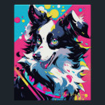 Póster Pop Art Anime Border Collie Dog 004 - Victoria Sas<br><div class="desc">[ Pinturas de arte de ultra alta calidad ] ● Acrílico en papel ● 8.000~10.000 píxeles ● 500 ppp 【Victoria Sasuke|Ilustradora del anime japonés y los perros Kawaii. Dibuja perros alegres y expresivos al estilo colorido y POP. Estas pinturas animarán tu vida diaria.</div>