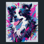 Póster Pop Art Anime Border Collie Dog 005 - Victoria Sas<br><div class="desc">[ Pinturas de arte de ultra alta calidad ] ● Acrílico en papel ● 8.000~10.000 píxeles ● 500 ppp 【Victoria Sasuke|Ilustradora del anime japonés y los perros Kawaii. Dibuja perros alegres y expresivos al estilo colorido y POP. Estas pinturas animarán tu vida diaria.</div>