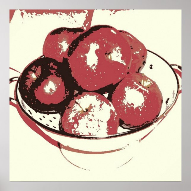 Póster Pop Art Apples (Frente)
