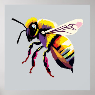 Póster Pop art Bee