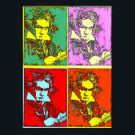 Póster Pop Art Beethoven<br><div class="desc">Ludwig von</div>