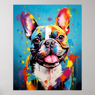 Póster Pop Art Frenchie