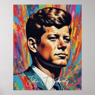 Póster Pop Art Jack JFK John F. Kennedy