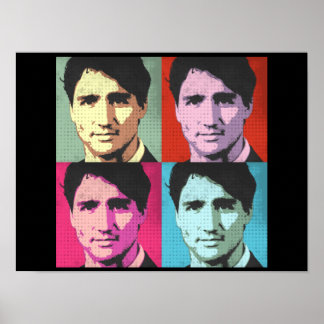 Póster Pop Art Justin Trudeau - Tamaño completo -.png