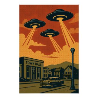 Póster Pop Art MCM Alien Invasion