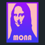 Póster Pop Art Mona Lisa<br><div class="desc">Pop Art Mona Lisa</div>