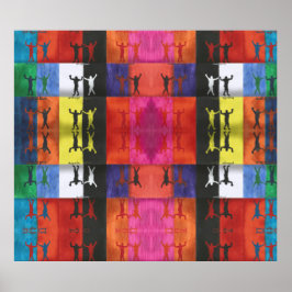 Póster Pop art no.1 by Yeshaya Dank - unity & harmony