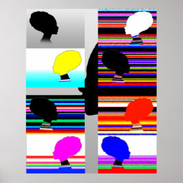 Póster Pop Art Profiles