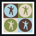 Póster Pop Art Tai Chi<br><div class="desc">Pop Art Tai Chi. Get this fun design featuring your hobby,  occupation,  or obsession on great t-shirts,  stickers & much more. They also make great gifts!</div>
