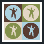 Póster Pop Art Tai Chi<br><div class="desc">Pop Art Tai Chi. Get this fun design featuring your hobby,  occupation,  or obsession on great t-shirts,  stickers & much more. They also make great gifts!</div>