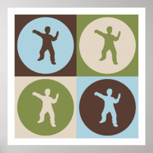 Póster Pop Art Tai Chi