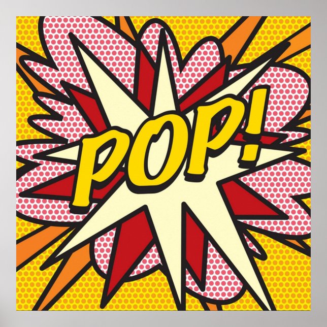 Póster POP Comic Book Pop Art Guay Retro Trendy (Frente)