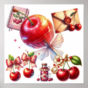 Póster Pop de Cereza