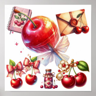 Póster Pop de Cereza
