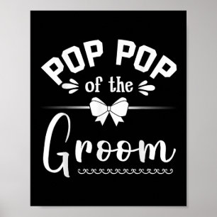 Póster Pop De La Novia Groom Boda Feliz Casarse Con Hus