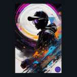 PÓSTER POP DJ ART<br><div class="desc">DJ EN NEON POP ART.</div>