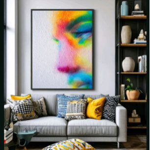 Póster Pop Femme: Explosión de Color
