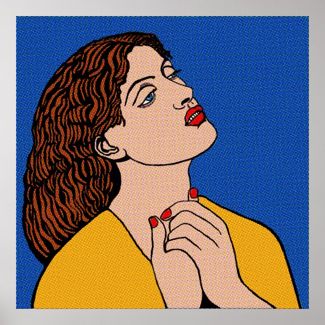 Póster Pop Grrl pre-raph (Frente)