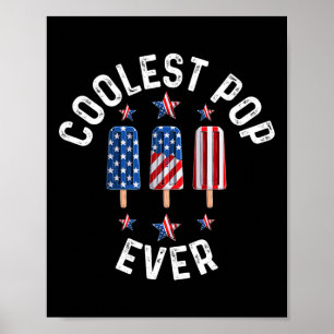 Póster Pop Ice Cream America 4 De Julio