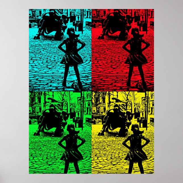 Póster Pop intrépido (Frente)