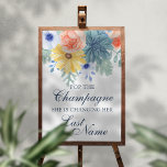 Póster Pop La Suculenta Ducha Bridal Floral De Champagne<br><div class="desc">Pop The Champagne está cambiando su apellido Floral Succulent Macaron Bridal Shower Poster presenta elegantes flores de acuarela sobre un fondo blanco. Personalice editando el texto en los cuadros de texto proporcionados. Diseñado por ©Evco Studio www.zazzle.com/store/evcostudio</div>