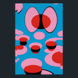 Póster Pop minimalista de sueños<br><div class="desc">Sueño Pop minimalista (variante). 2023,  Ken Gage. Arte digital: surrealismo pop,  abstracto.</div>