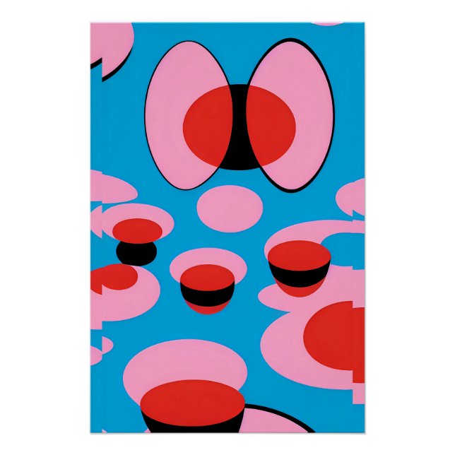 Póster Pop minimalista de sueños (Anverso)