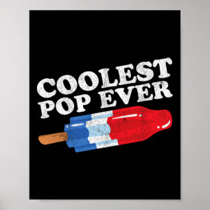 Póster Pop Popsicse Funny Retro Bomba Padres Día Gif