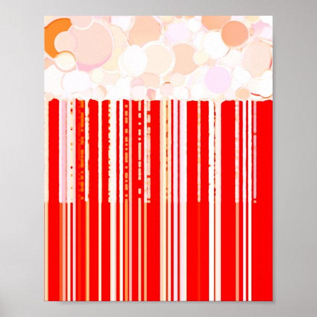 Póster Popcorn Pop Art (Frente)