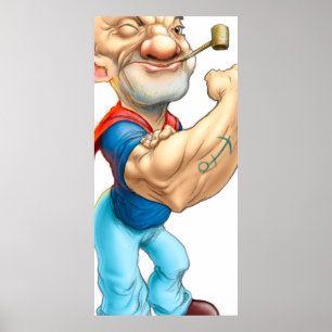 Póster Popeye el azul marino clásico de Sailor