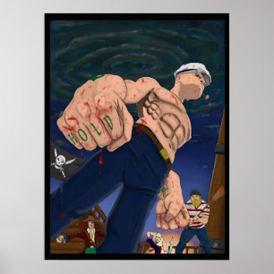 Póster Popeye el marinero