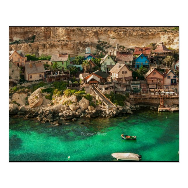 Póster Popeye Village, Malta, (Anverso)