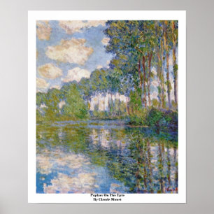 Póster Poplares En La Epte De Claude Monet