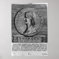 Poppaea Sabina, grabando después de un romano
