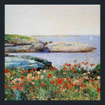 Póster Poppies, Isles of Shoals,<br><div class="desc">Childe Hassam's famous painting,  Poppies,  Isles of Shoals,  1891.</div>