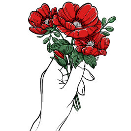 Póster Poppy Bouquet