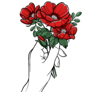 Póster Poppy Bouquet