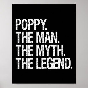 Póster Poppy El Hombre El Mito La Leyenda Los Padres Grac