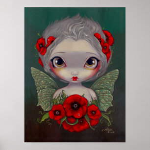 Póster Poppy Fairy blog big eye gothy fairy Art Print