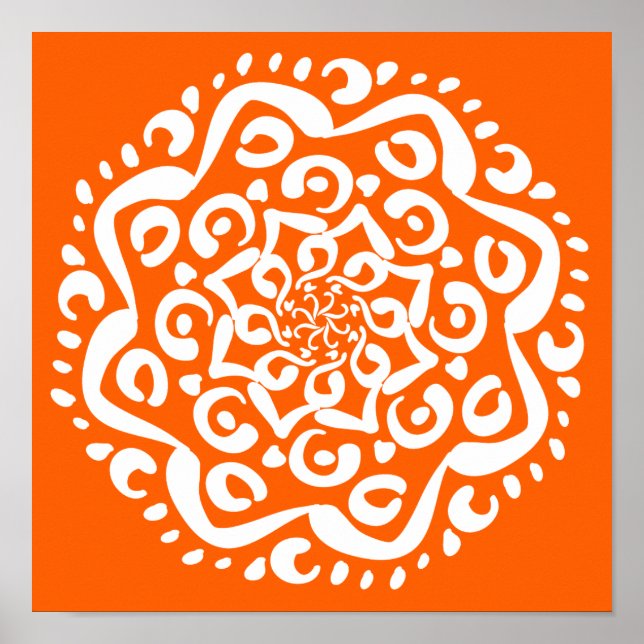Póster Poppy Mandala (Frente)