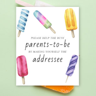 Póster Popsicle - Ayuda a los futuros padres ocupados Des
