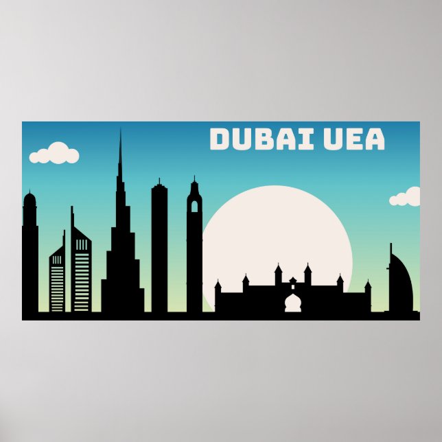 Póster Popular Dubái (Frente)