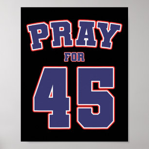 Póster Por 45 presidente Trump 2020 Gif patriótico americ